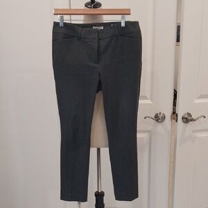 LOFT Petite Charcoal Gray Dress Pants